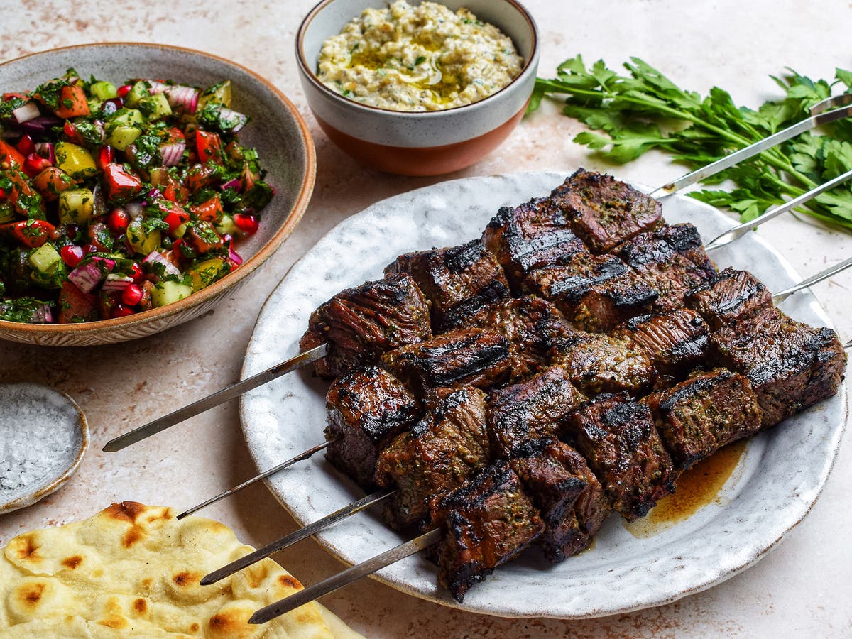 Food, Barbecue, Persian, Salad